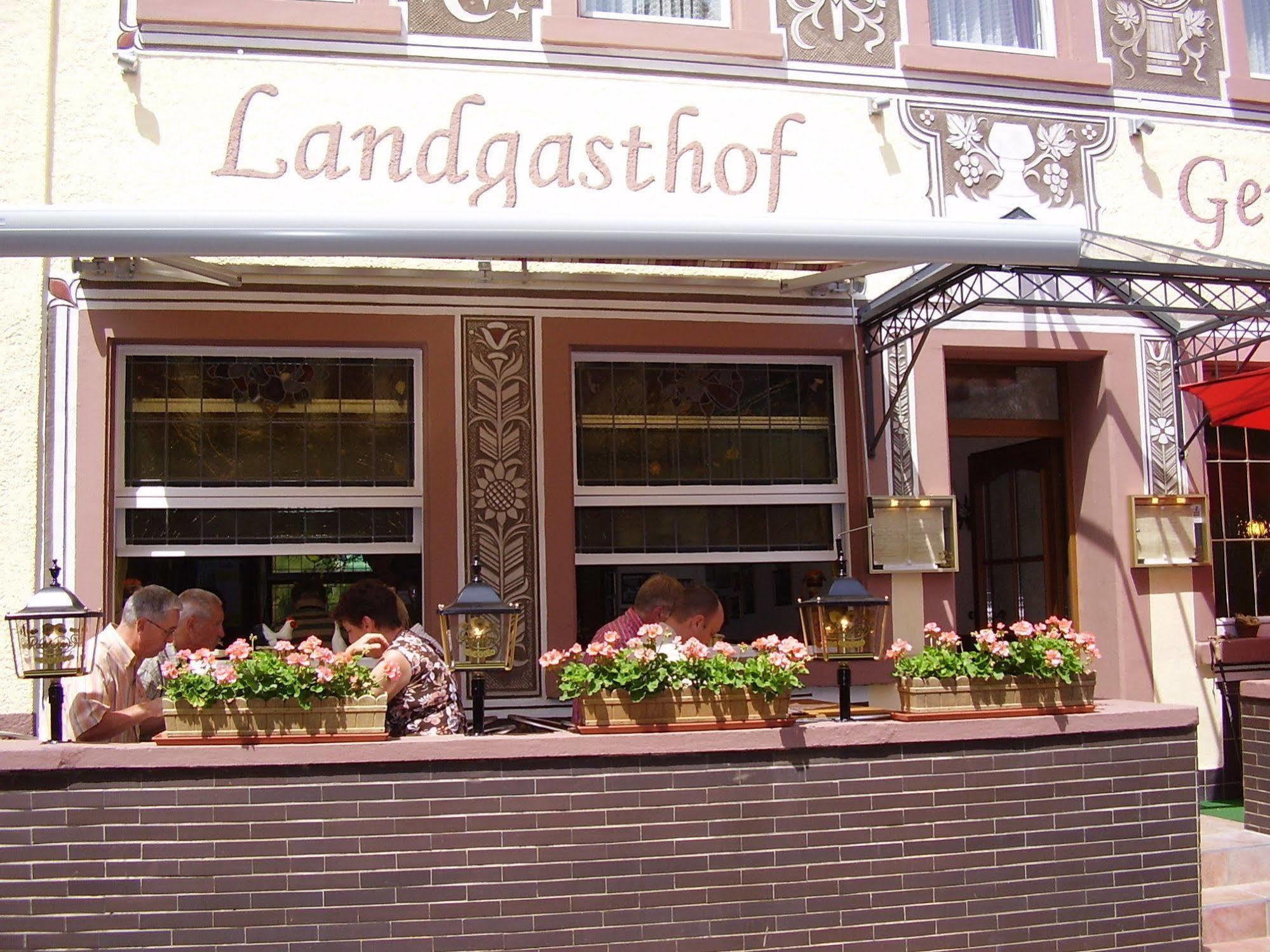 Landgasthof Germania Rüdesheim am Rhein Esterno foto